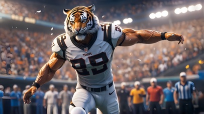 十二生肖之虎橄榄球运动员