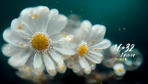 护眼治愈白花