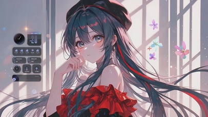 贝雷帽女孩