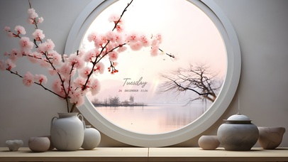 简约复古文艺桌面