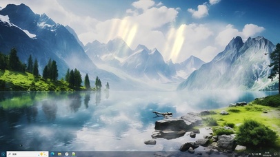 晴川翠影-桌面主题