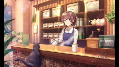 咖啡店少女与猫