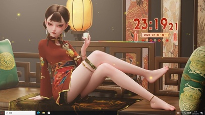 4k古风3D长腿美女