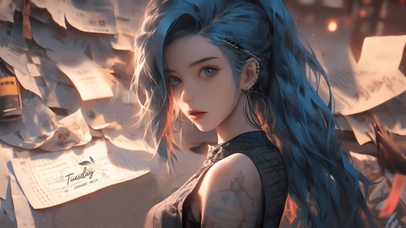 4K港风复古金克斯