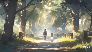 上学的路上