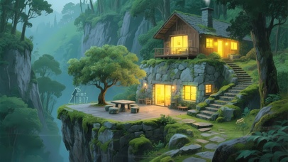 雅居饮茶观山4K