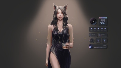 4K性感晚礼服女神