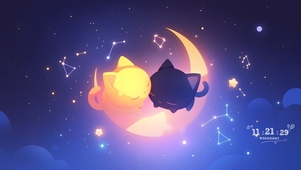 夜空小猫