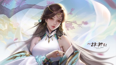 4K唯美古风少女