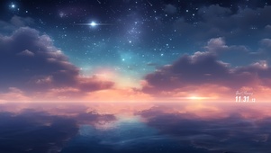 海上星空