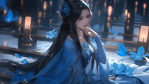 4K唯美古风汉服女神