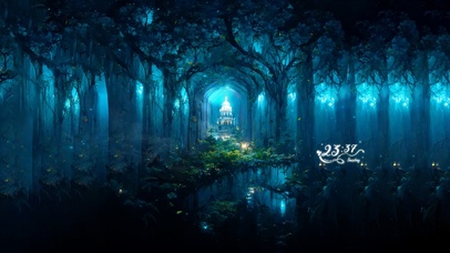 唯美梦幻森林秘境