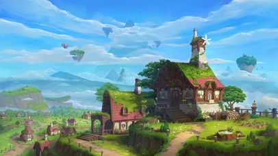 唯美治愈童话小镇