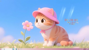 可爱的橘猫