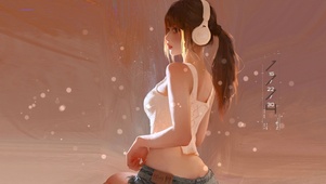 可爱清纯美女