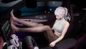 黑丝长腿美女