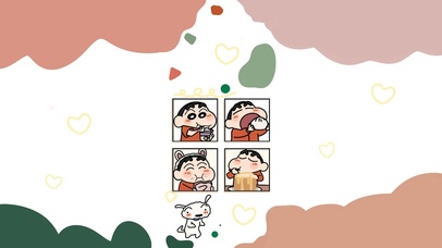 4K高清小新吃零食