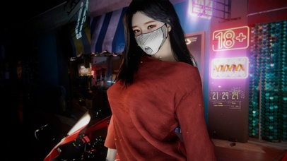 4K 酷炫机车美女