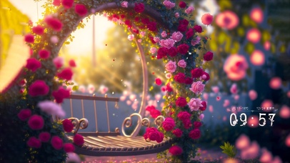 梦幻阳光治愈玫瑰花园