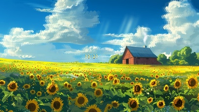 向日葵花海小屋