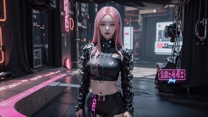 赛博朋克少女