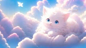 云端里的猫咪