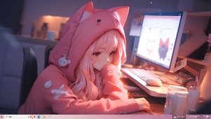 治愈电竞女孩
