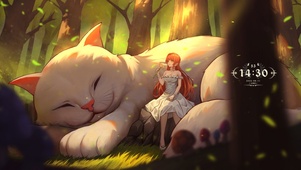 治愈森林猫神少女