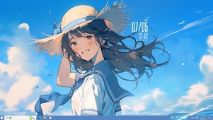 草帽少女