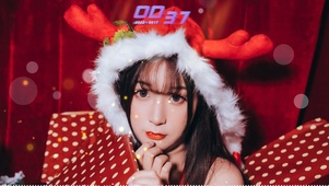 性感圣诞美女