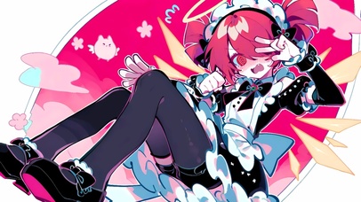 能天使-喵斯快跑-小惊慌-女仆