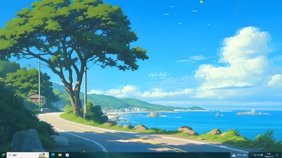 4K唯美海景公路主题