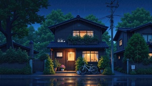 雨夜小窝