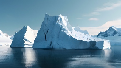 风景山川河流湖泊冰川冰山04