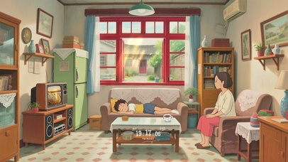 温馨午后的亲子时光