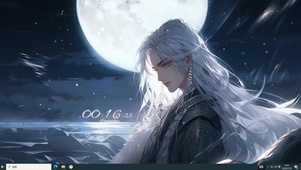 仙侠古风白发男神
