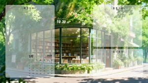 简约治愈小清新分区桌面