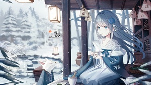 药师，饮茶听雪