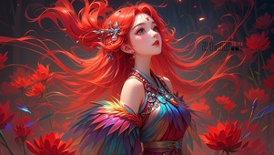 彩色羽衣