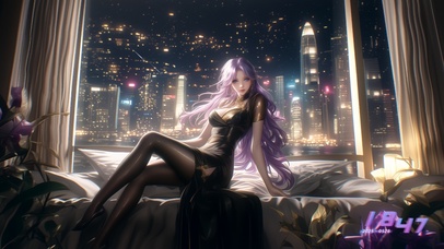 她的身影飘然而至