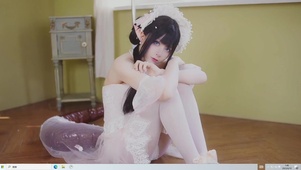 cos可爱二次元白丝芭蕾 美女