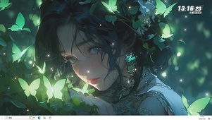 荧光蝴蝶
