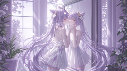 雪墨壁纸丨刻晴丨镜中人丨