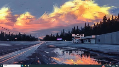 云下咖啡屋主题壁纸