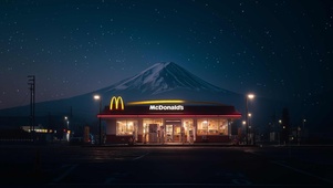 山脚下的麦当劳