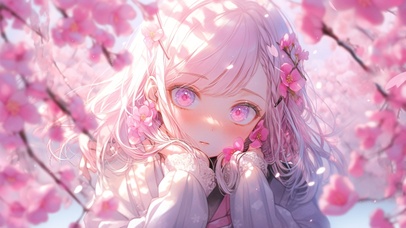 4K   樱花和学妹还有害羞