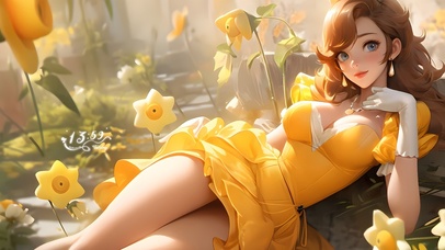 连衣裙可爱少女