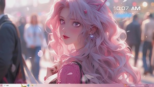 粉红少女