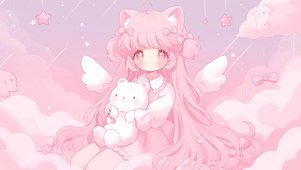 可爱的美少女