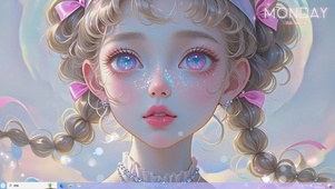 美少女的凝眸